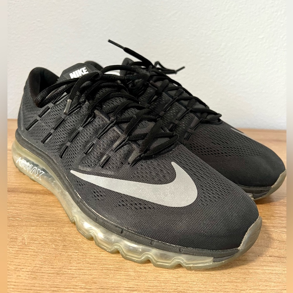 Nike Sneakers, Air Max 2016, Men’s 13, Black